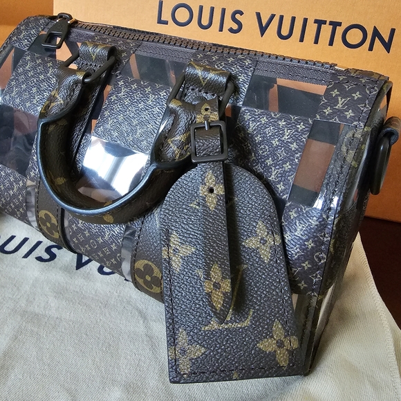 Louis Vuitton Keepall Bandouliere 25 Bag Monogram Chess Coated Canvas - Picture 11 of 16